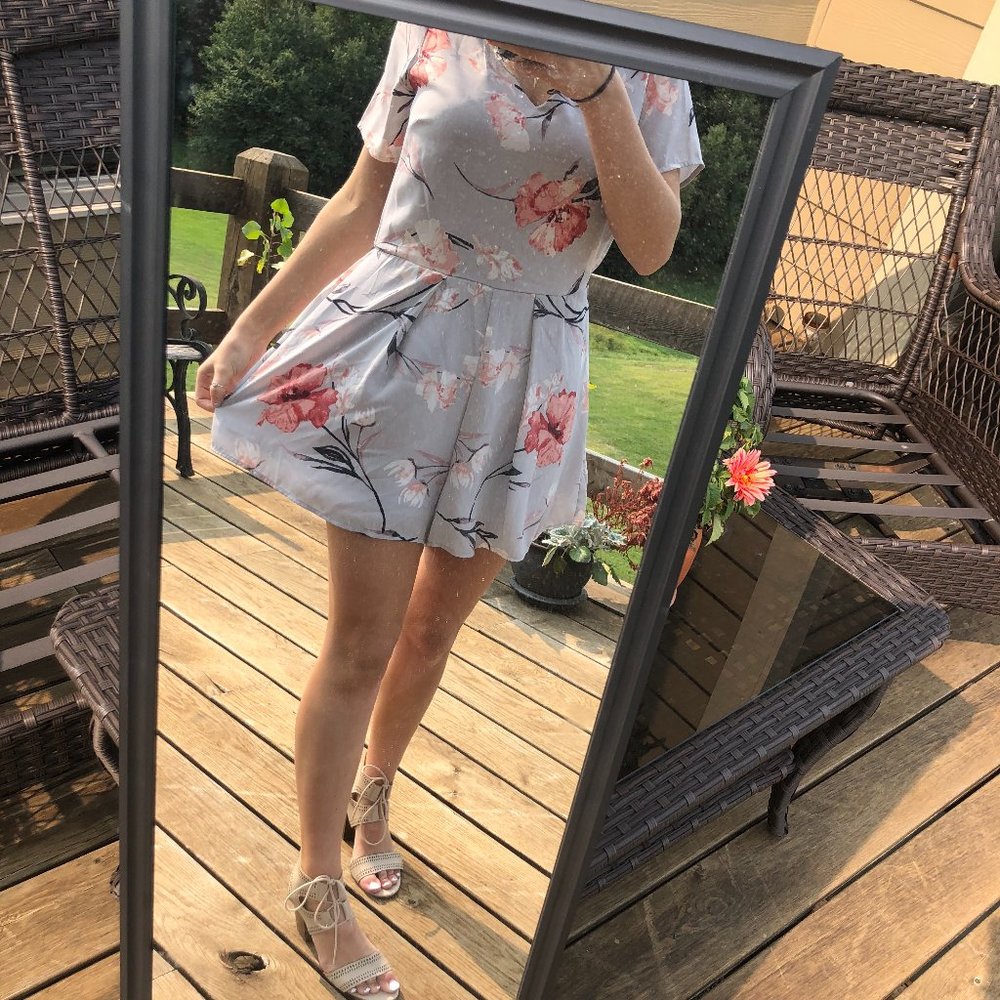 Almost New Floral Romper